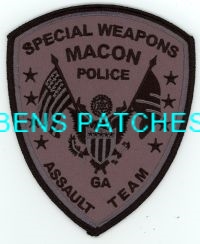 GEORGIA,MACON POLICE SPECIAL WEAPONS ASSAULT TEAM SUBDUED 1